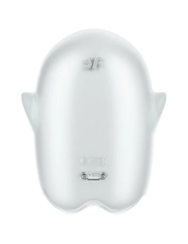 SATISFYER - GLOWING GHOST AIR PULSE & VIBRATOR WHITE