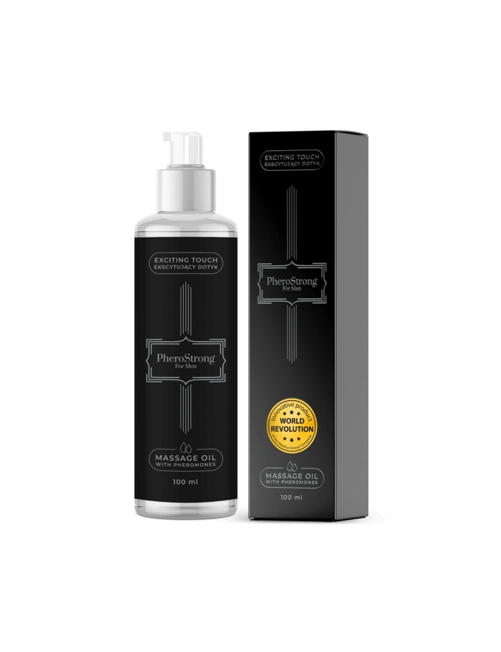 PHEROSTRONG - MASSAGE OIL FOR MEN 100 ML PHEROSTRONG - MASSAGE OIL FOR MEN 100 ML