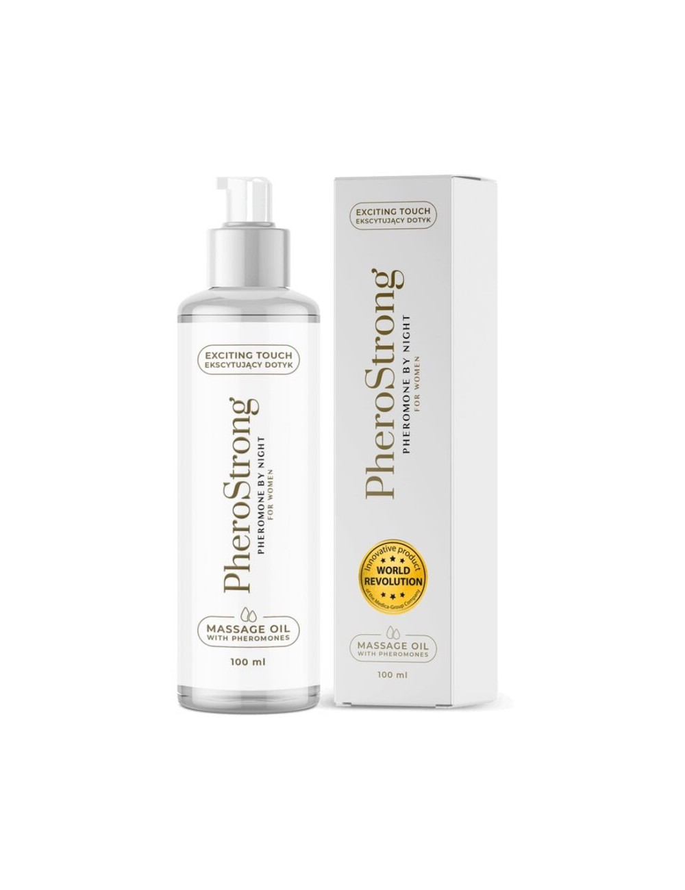 PHEROSTRONG - MASSAGE OIL BY NIGHT FOR WOMEN 100 ML PHEROSTRONG - MASSAGE OIL BY NIGHT FOR WOMEN 100 ML