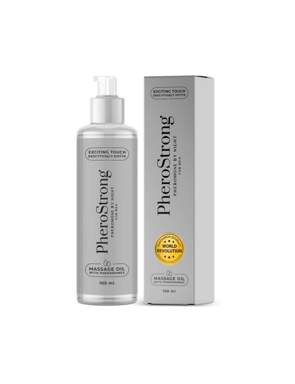 PHEROSTRONG - MASSAGE OIL BY NIGHT FOR MEN 100 ML PHEROSTRONG - MASSAGE OIL BY NIGHT FOR MEN 100 ML