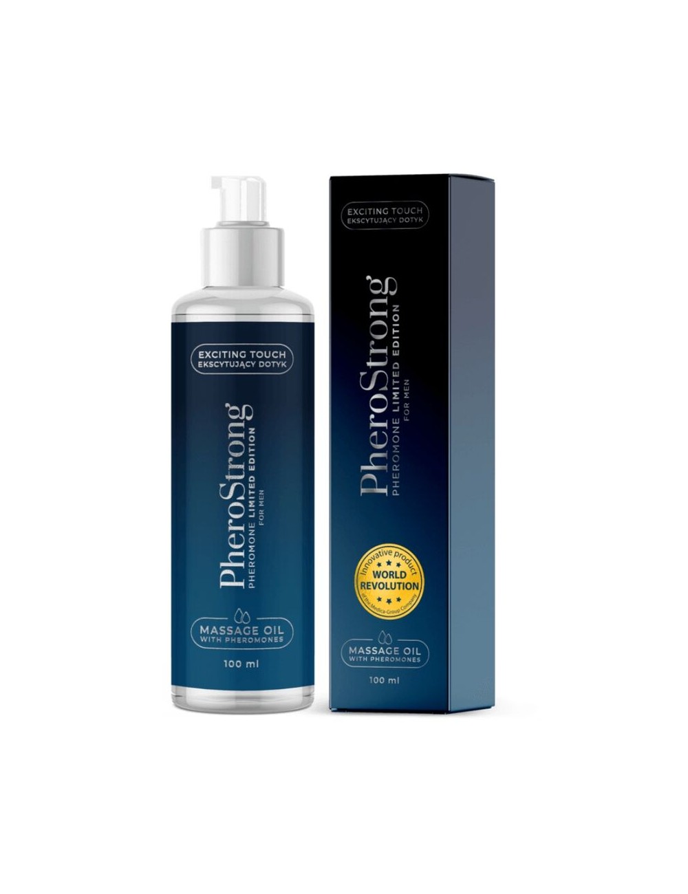 PHEROSTRONG - MASSAGE OIL LIMITED EDITION FOR MEN 100 ML PHEROSTRONG - MASSAGE OIL LIMITED EDITION FOR MEN 100 ML