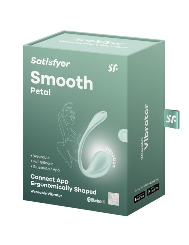 SATISFYER - SMOOTH PETAL G-POINT STIMULATOR WATER GREEN FREE APP