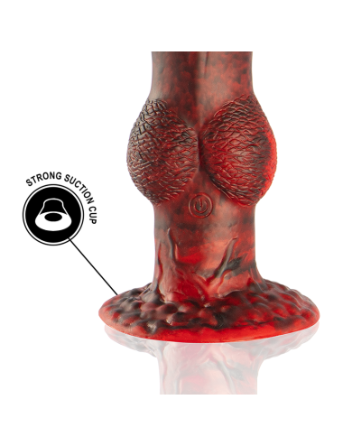 EPIC - PROMETHEUS DILDO TITAN IN FLAMES RECHARGEABLE REMOTE CONTROL