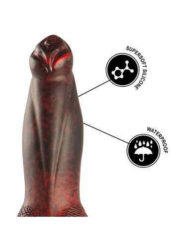 EPIC - PROMETHEUS DILDO TITAN IN FLAMES RECHARGEABLE REMOTE CONTROL