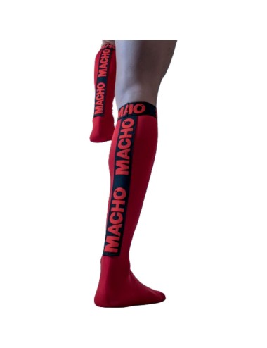 MACHO - THIN SOCKS ONE SIZE RED