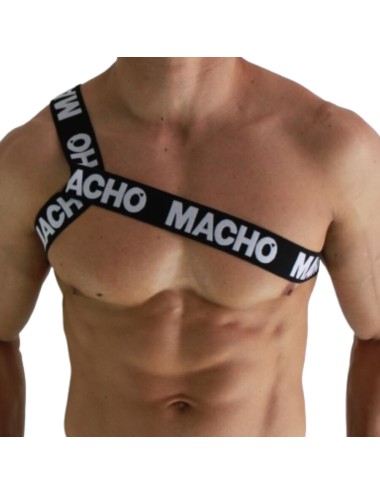 MACHO - ROMAN HARNESS WHITE L/XL