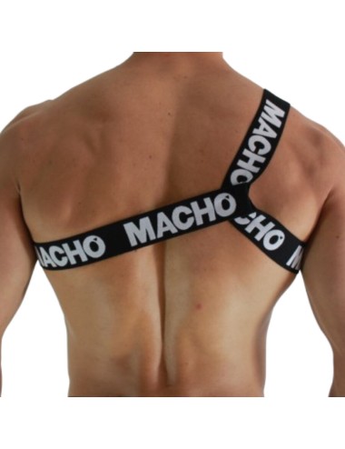 MACHO - ROMAN HARNESS WHITE L/XL