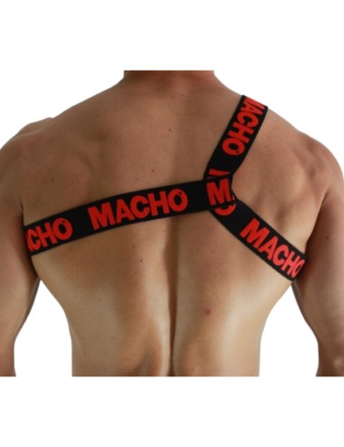 MACHO - ROMAN HARNESS RED L/XL