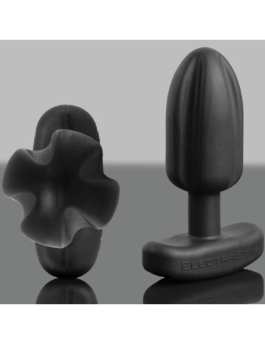 ELECTRASTIM - TARTARUS ANAL PLUG QUADRIPOLAR SILICONE BLACK