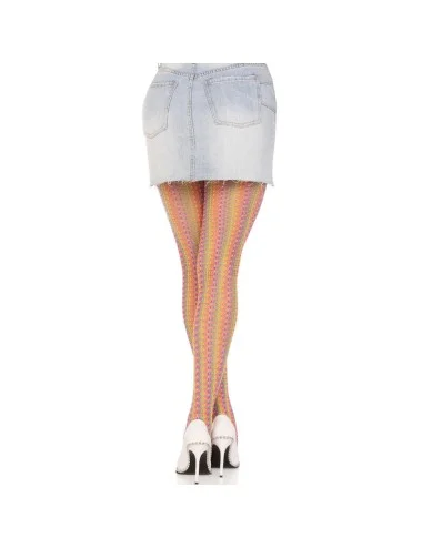 LEG AVENUE - MULTICOLOR CROCHET STOCKINGS
