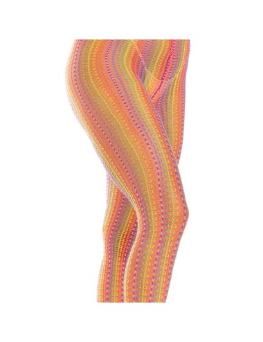 LEG AVENUE - MULTICOLOR CROCHET STOCKINGS