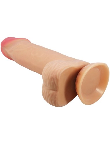 PRETTY LOVE - SLIDING SKIN SERIES REALISTIC DILDO WITH SLIDING SKIN SUCTION CUP 20.6 CM