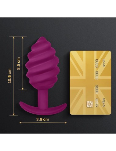 G-VIBE - GPLUG TWIST 2 PURPLE ANAL PLUG