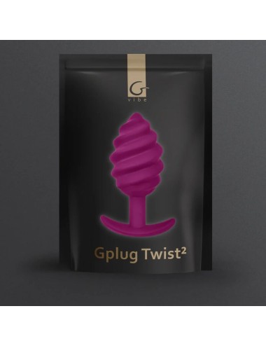 G-VIBE - GPLUG TWIST 2 PURPLE ANAL PLUG
