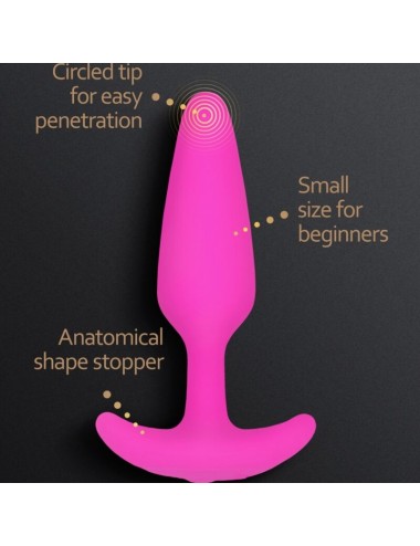 G-VIBE - GPLUG VIBRATOR PLUG ANAL XS FUCHSIA
