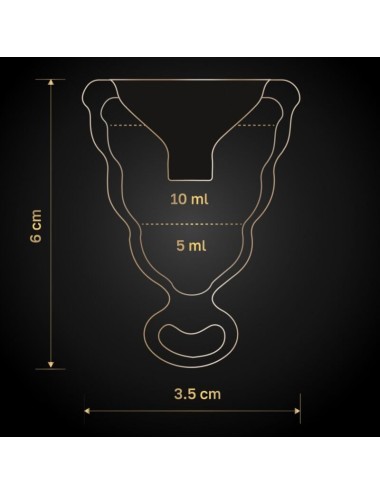 G-VIBE - GCUP BLACK MENSTRUAL CUP