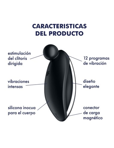 SATISFYER - SPOT ON 2 LAY-ON VIBRATOR BLACK