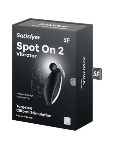SATISFYER - SPOT ON 2 LAY-ON VIBRATOR BLACK