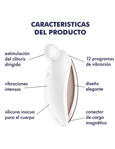 SATISFYER - SPOT ON 2 LAY-ON VIBRATOR WHITE