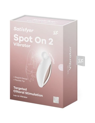 SATISFYER - SPOT ON 2 LAY-ON VIBRATOR WHITE