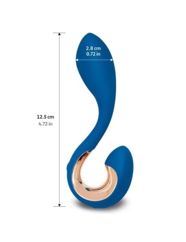 G-VIBE - GPOP 2 G AND P POINT VIBRATOR INDIGO BLUE