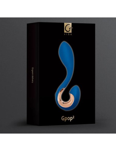 G-VIBE - GPOP 2 G AND P POINT VIBRATOR INDIGO BLUE