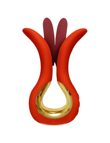 G-VIBE - GVIBE MAXI VIBRATOR WITH TWO FLEXIBLE TIPS CORAL