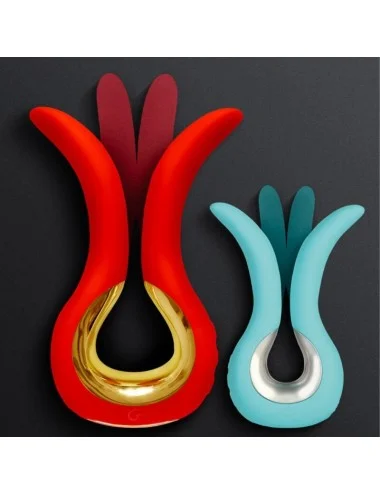 G-VIBE - GVIBE MAXI VIBRATOR WITH TWO FLEXIBLE TIPS CORAL