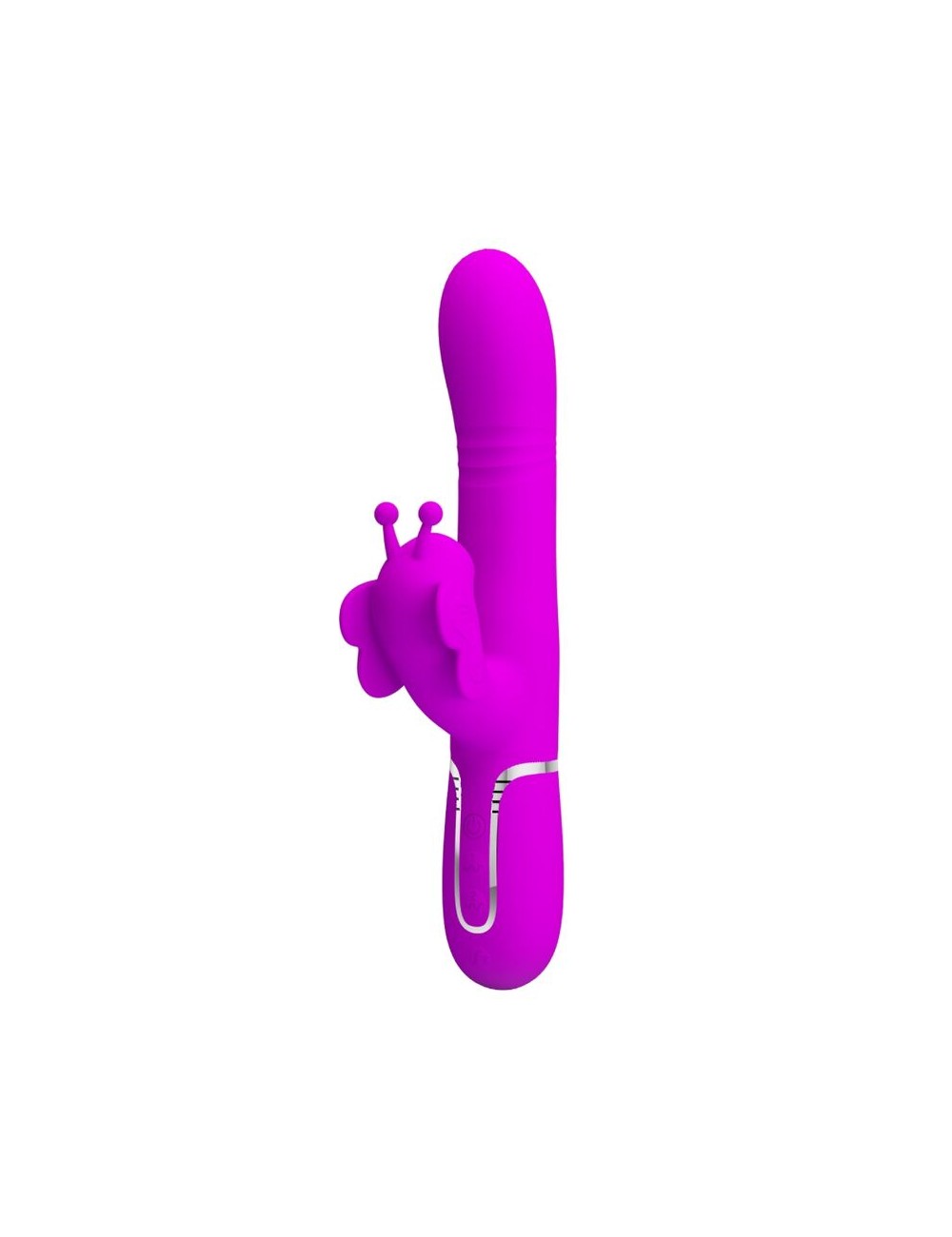 PRETTY LOVE - MULTIFUNCTION RABBIT VIBRATOR 4 IN 1 BUTTERFLY FUCHSIA PRETTY LOVE - MULTIFUNCTION RABBIT VIBRATOR 4 IN 1 BUTTERFLY FUCHSIA