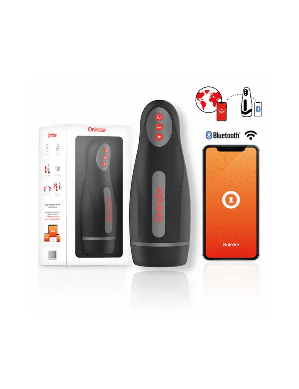 ONINDER - SEOUL RECHARGEABLE MALE MASTURBATOR 10 SPEED - FREE APP ONINDER - SEOUL RECHARGEABLE MALE MASTURBATOR 10 SPEED - FREE APP