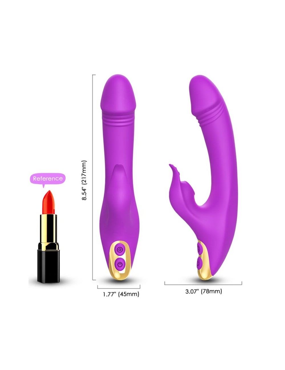 ARMONY - AMANT LICKING VIBRATING CLIT & G-SPOT PURPLE