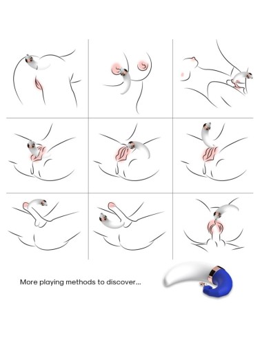 ARMONY - SWEETMOON LICKING VIBRATING CLIT & G-SPOT BLUE