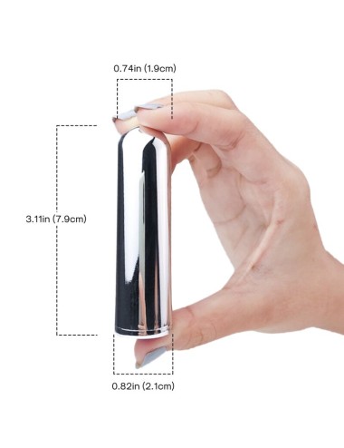 ARMONY - VIBRATOR BULLET SILVER 2.1 CM X 7.9 CM