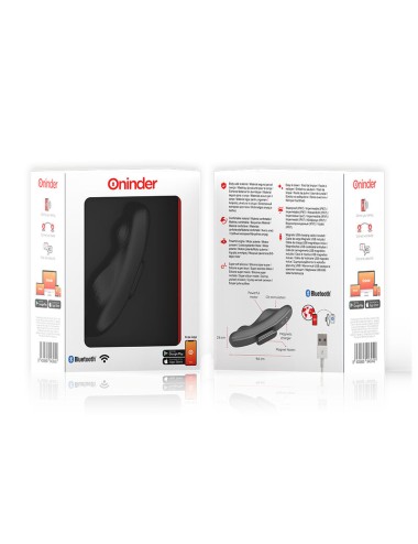 ONINDER - MANILA PANTY RECHARGEABLE VIBRATOR 9 SPEED 9.6 CM X 2.6 CM - FREE APP