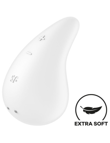 SATISFYER - DEW DROP VIBRATOR LAY-ON WHITE