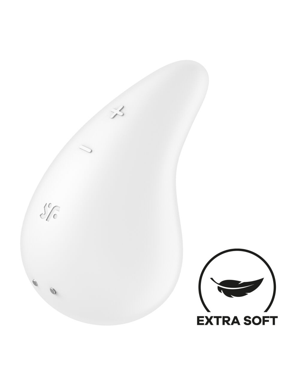 SATISFYER - DEW DROP VIBRATOR LAY-ON WHITE