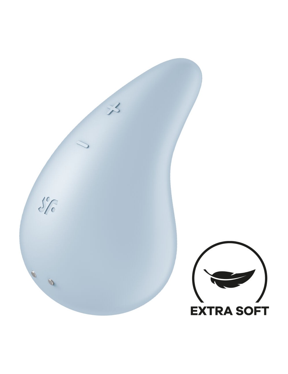 SATISFYER - DEW DROP VIBRATOR LAY-ON BLUE