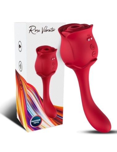ARMONY - ROSELOVER LICKING VIBRATING CLIT & STIMULATOR RED