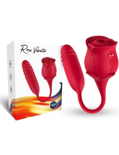 ARMONY - ROSEKNIGTH LICKING VIBRATING CLIT & VIBRATOR RED