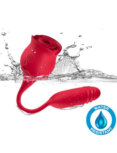 ARMONY - ROSEKNIGTH LICKING VIBRATING CLIT & VIBRATOR RED