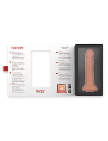 ONINDER - SMALL BOGOTÁ VIBRATOR DILDO 9 SPEEDS NATURAL 22 CM -O- 4.5 CM - FREE APP
