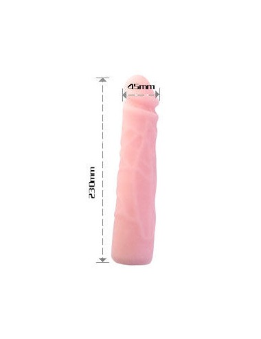 BAILE - REALISTIC SKIN TOUCH SILICONE DILDO 23 CM