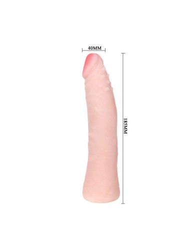 BAILE - REALISTIC SKIN TOUCH SILICONE DILDO 19 CM RANDOM BOX COLOR