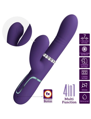 PRETTY LOVE - MULTIFUNCTION G-SPOT VIBRATOR PURPLE