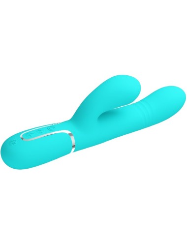PRETTY LOVE - MULTIFUNCTION G-SPOT VIBRATOR AQUA GREEN