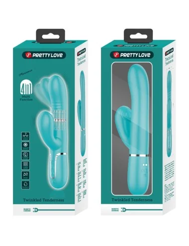 PRETTY LOVE - MULTIFUNCTION G-SPOT VIBRATOR AQUA GREEN