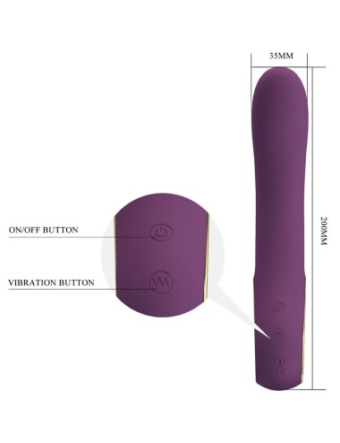 PRETTY LOVE - ETHAN RECHARGEABLE VIBRATOR LILA