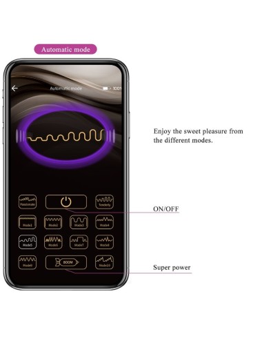 PRETTY LOVE - ETHAN RECHARGEABLE VIBRATOR LILA