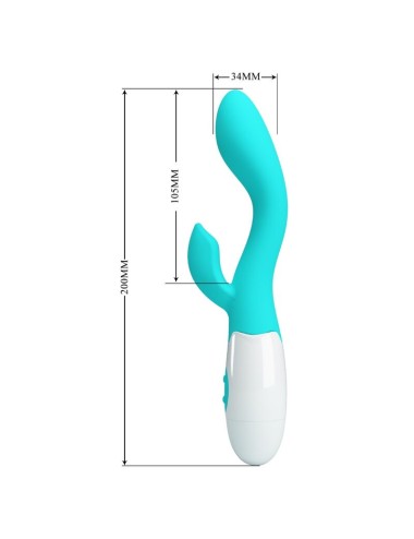 PRETTY LOVE - BRIGHTY G-SPOT VIBRATOR AQUA GREEN
