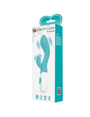 PRETTY LOVE - BRIGHTY G-SPOT VIBRATOR AQUA GREEN